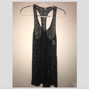 Roxy Dresses - Roxy Black Lace Swim Cover Up Dress Roxy Dresses - Roxy Black Lace Swim Cover Up Dress